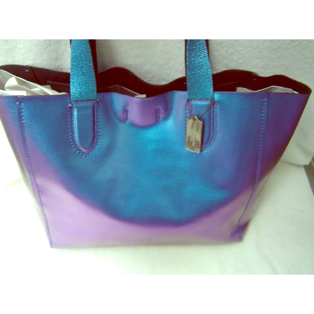 Coach limited edition hologram derby tote